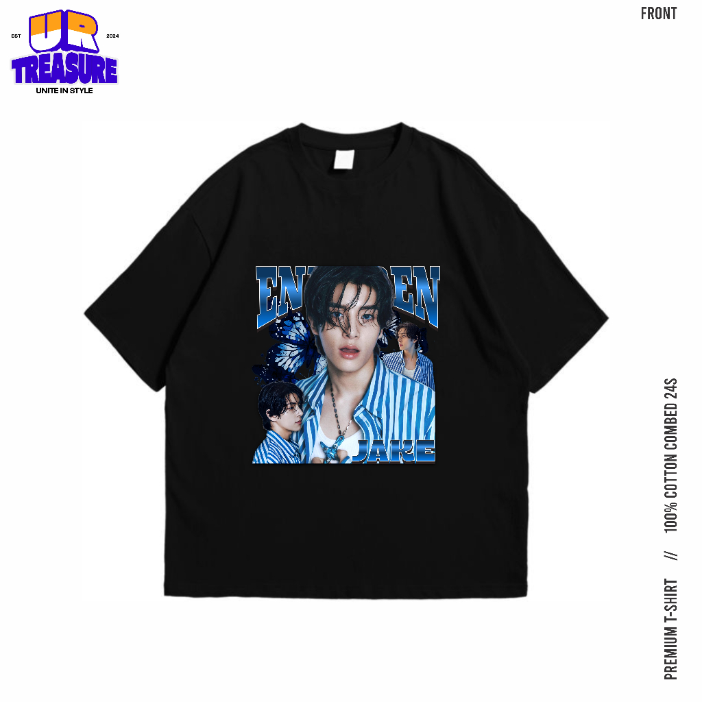 Kaos JAKE Enhypen TSHIRT Oversize Jake by URTreasure / OOTD KPOP