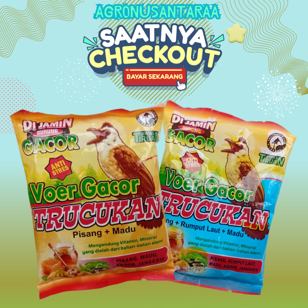 VOER GACOR TRUCUKAN BY SINAR SAKTI - Sachetan ±150 Gram Blitar - Jawa Timur.