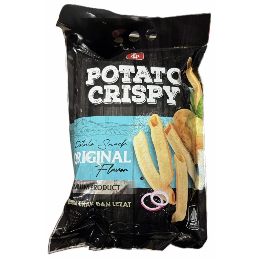 Potato Crispy Original Flavor 170gr - Snack Kentang Premium Renyah & Lezat