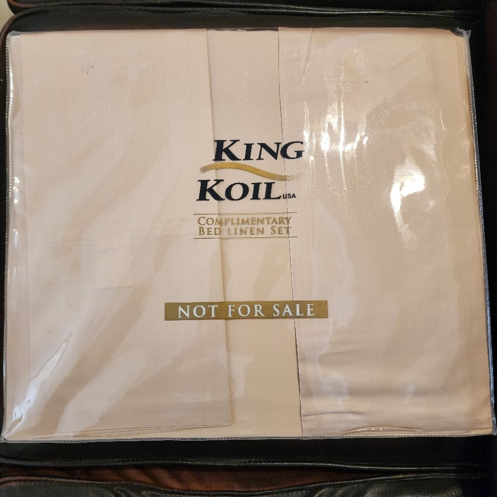 Sprei - Bed Linen - King Koil - Original King Koil Spring bed - 200x200 (Extra King) New/ Baru