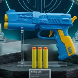 MS - Mainan Pistol Tembakan Peluru Busa Lunak - Soft Bullet Gun Shotgun Mainan Anak Laki Laki Edukas