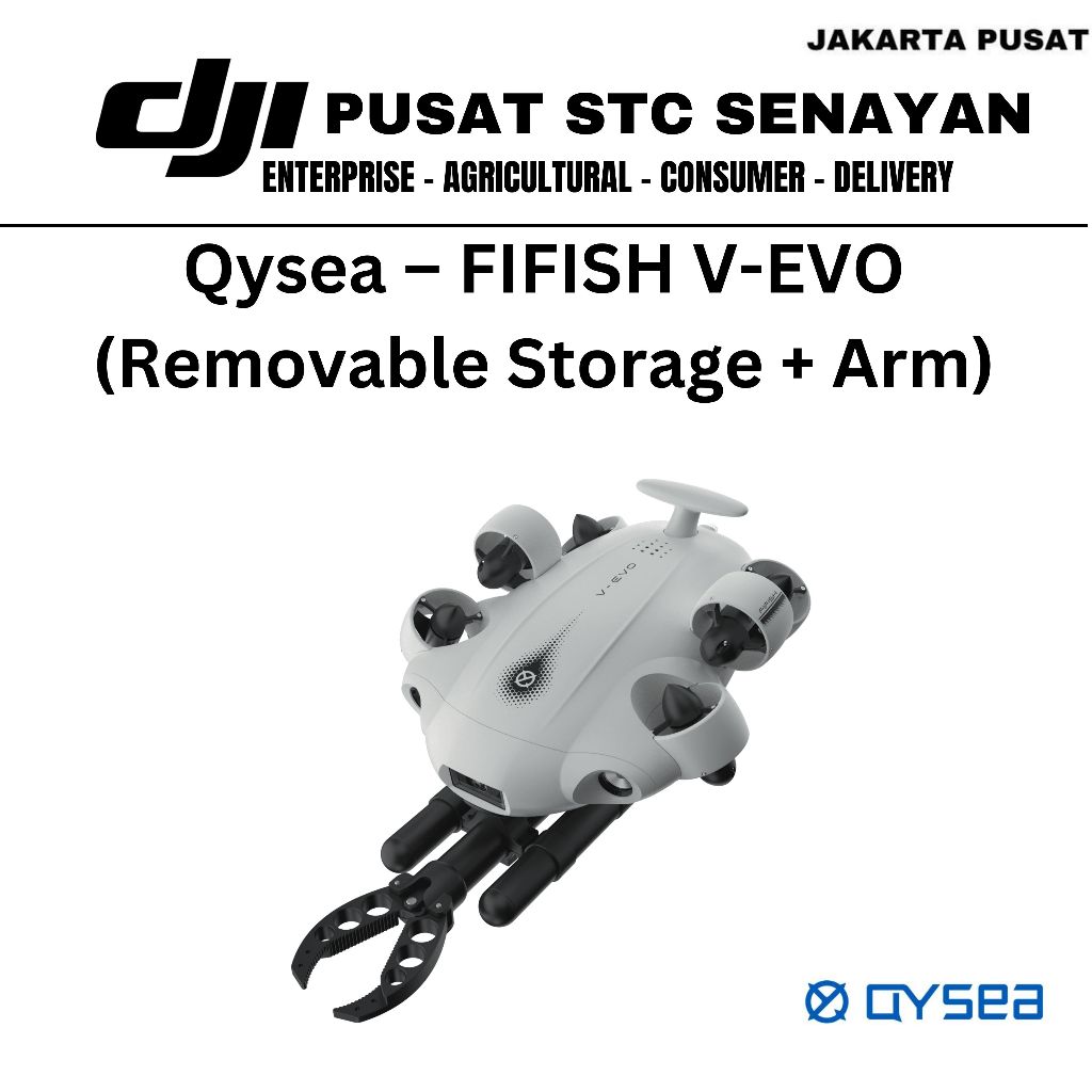 Qysea – FIFISH V-EVO (Removable Storage + Arm) - Drone Undewater