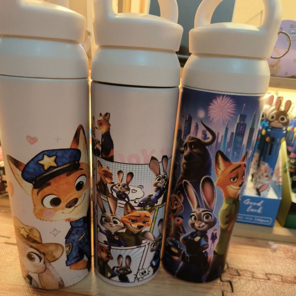 Termos Stainless SUS 304 ZOOTOPIA. dalam ada penyaring.