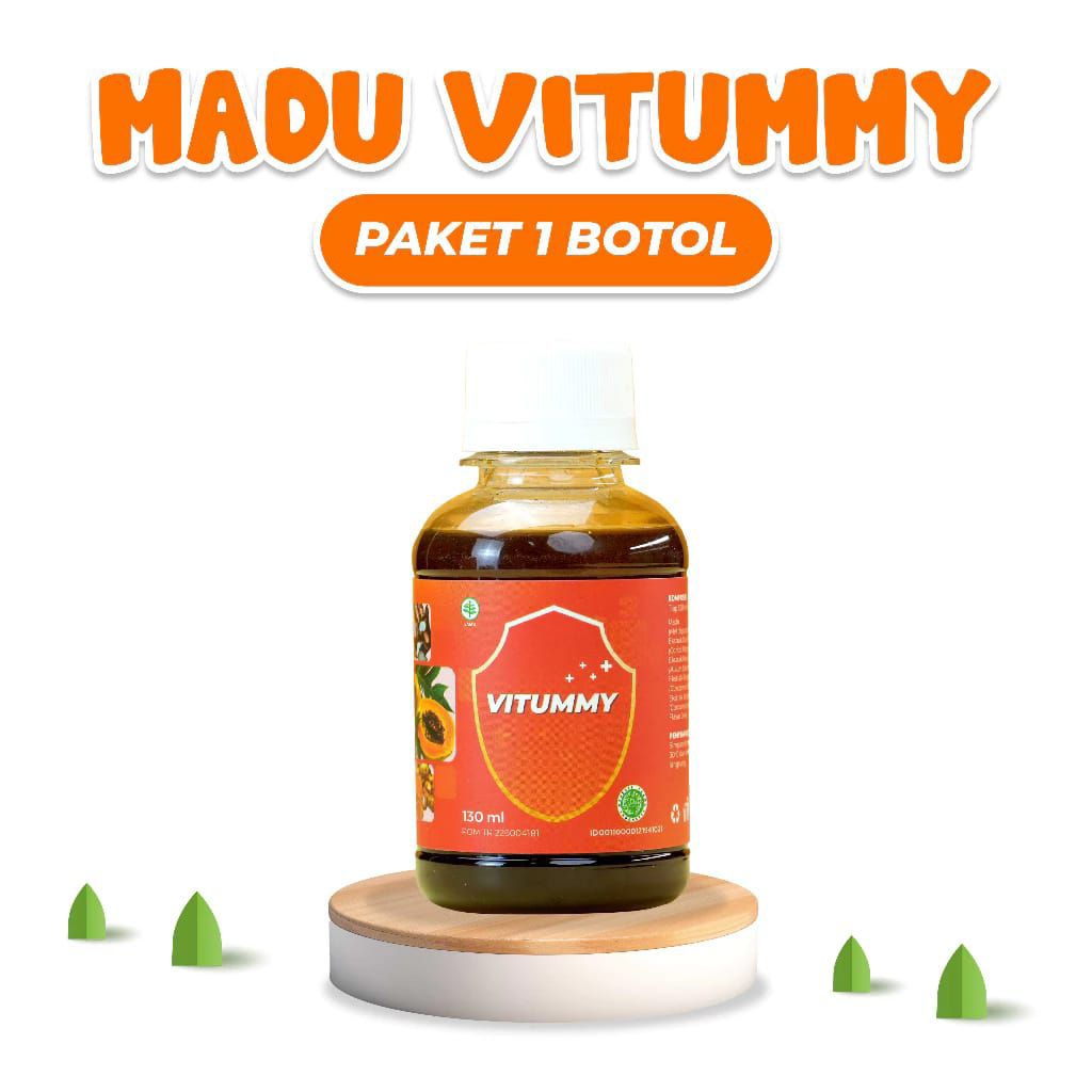 PROMO.. Vitummy - Madu Vitummy Asli 100% Original Madu Herbal - Vitummy Atasi Cacingan Dan Penambah 