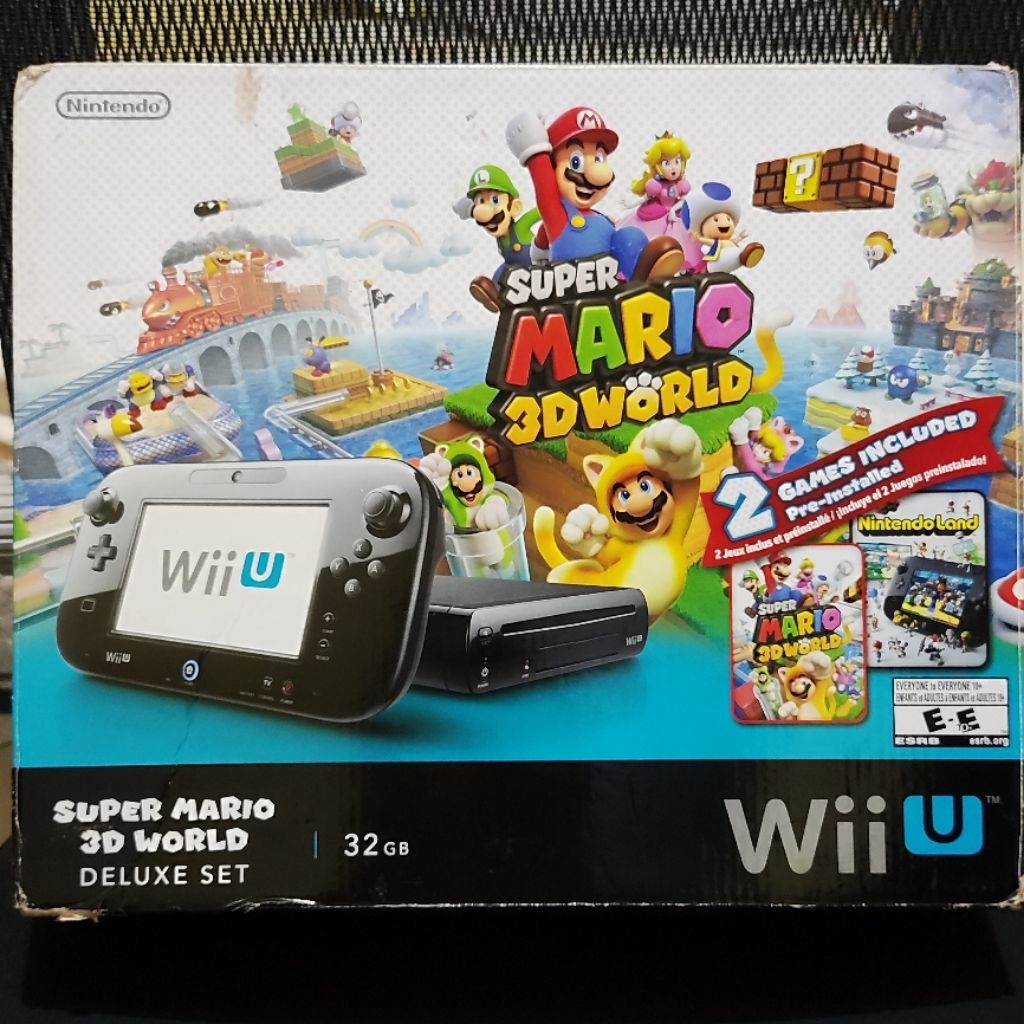 NINTENDO WII U FULLSET LENGKAP ORIGINAL KHUSUS COLLECTOR CFW AROMA 500GB