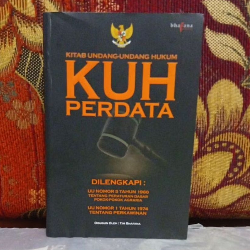 Buku Original KITAB UNDANG-UNDANG HUKUM KUH PERDATA Bhafana Bekas