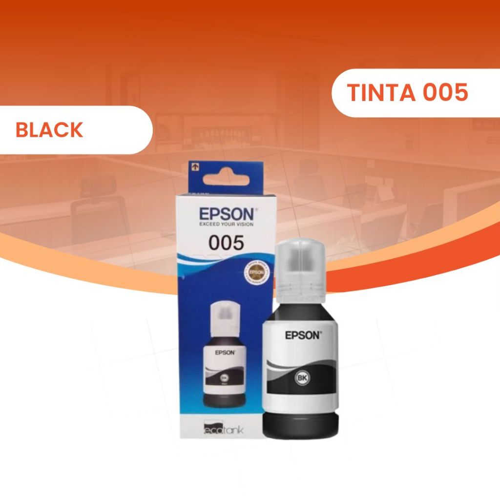 Tinta Epson 005 Black Original – Tinta Printer Epson L1110 L3110 L3150 L3210 L3250 L5190