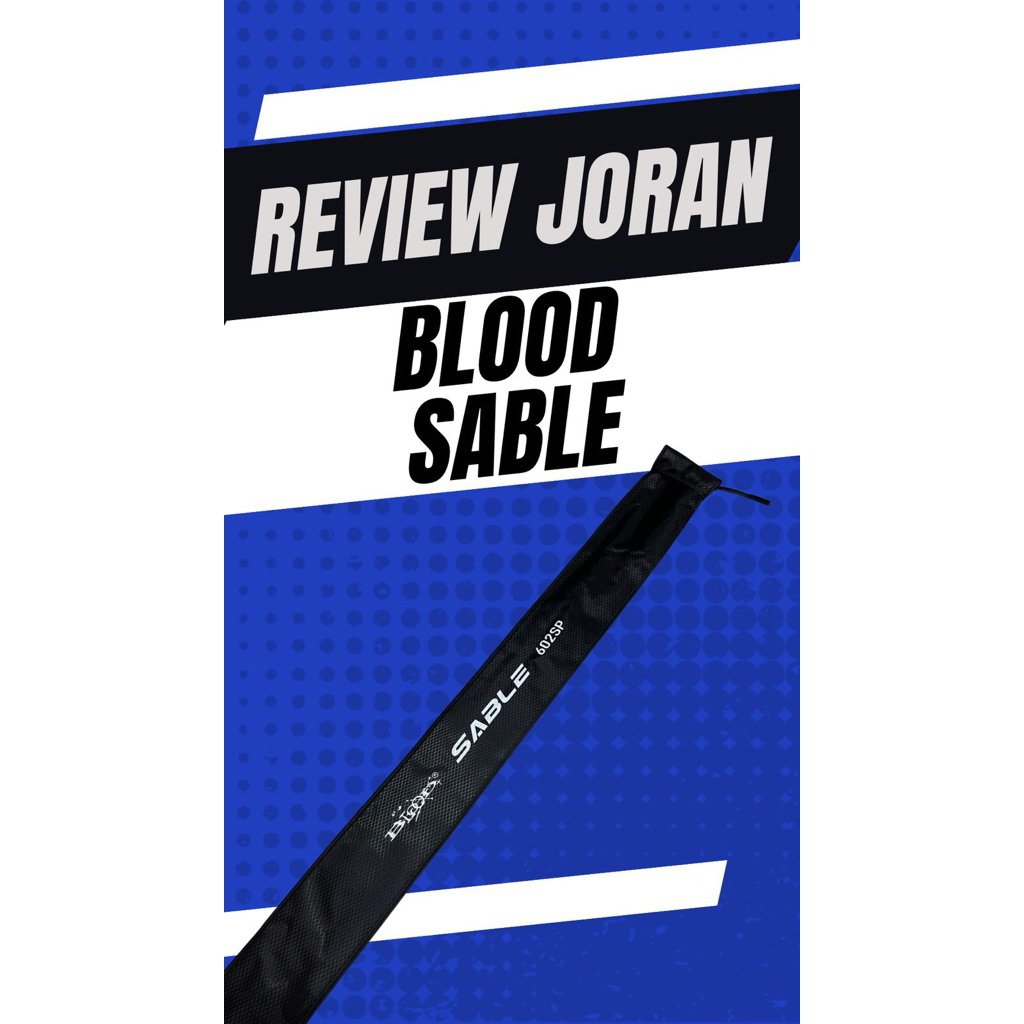 JORAN SPINNING BLOOD SABLE 562 602 165CM 180CM JORAN SANGAR FULL BLACK