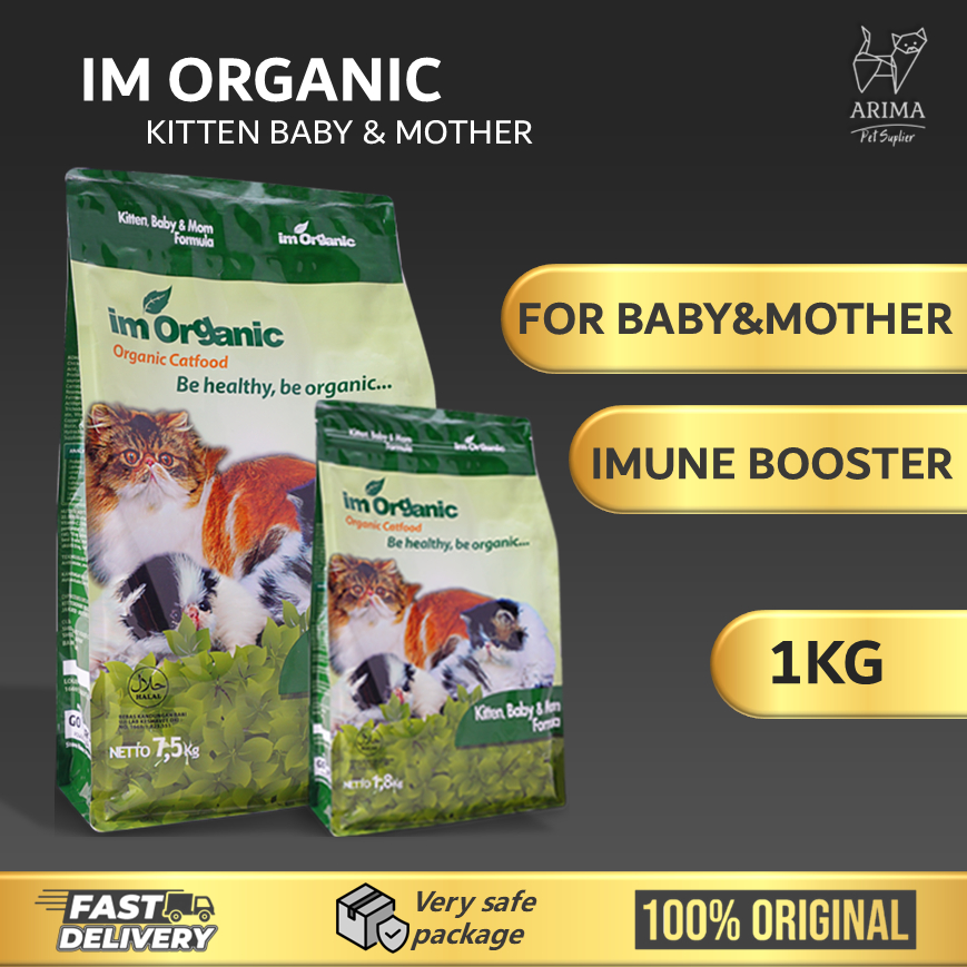 Makanan Kucing Im organic KBM 1kg repack | IMO KBM 1kg