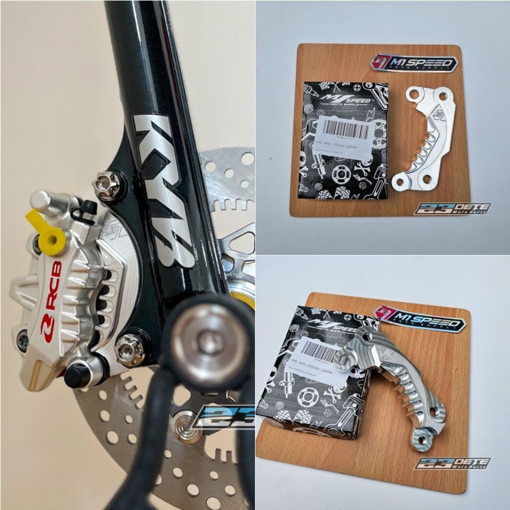 Breket Kaliper RCB S26 PNP Mio smile / soul KYB Mio Disc 220mm M1 Speed
