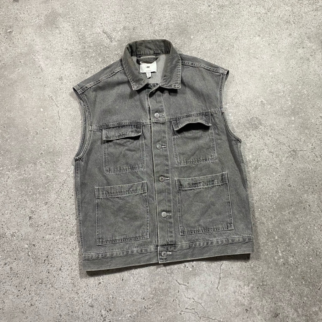 Vest Denim H&M Second