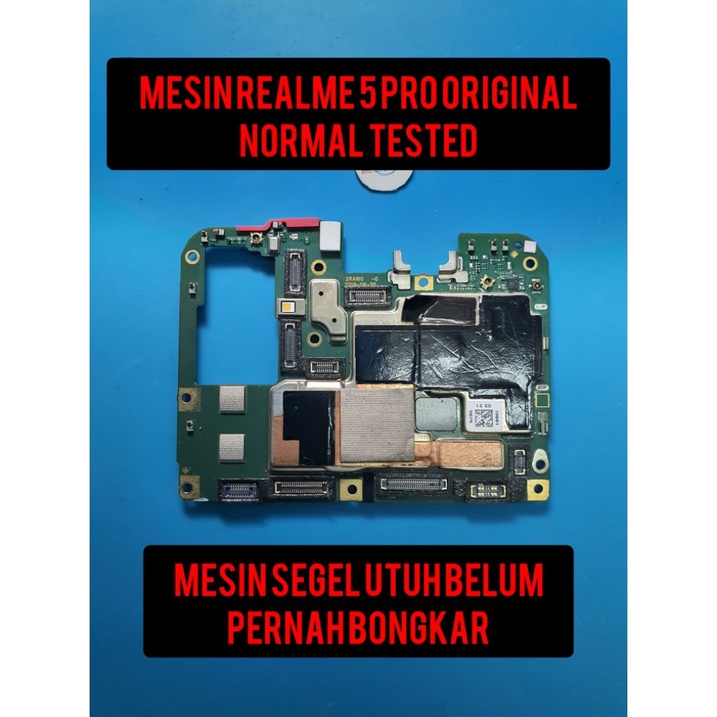 Bukan Handphone Part Mesin Realme 5 Pro Original Normal Tested