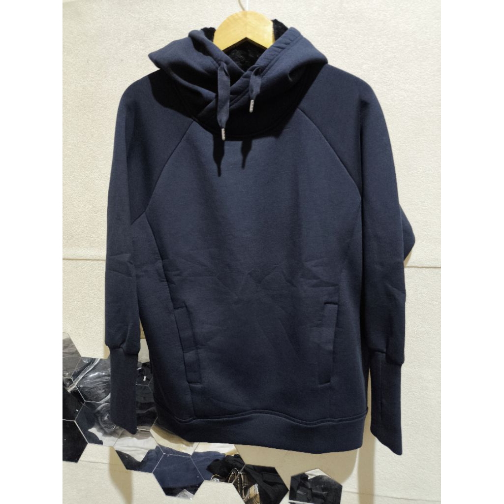 Hoodie Nergy Japan Scuba Inner Sherpa Navy Size M fit L