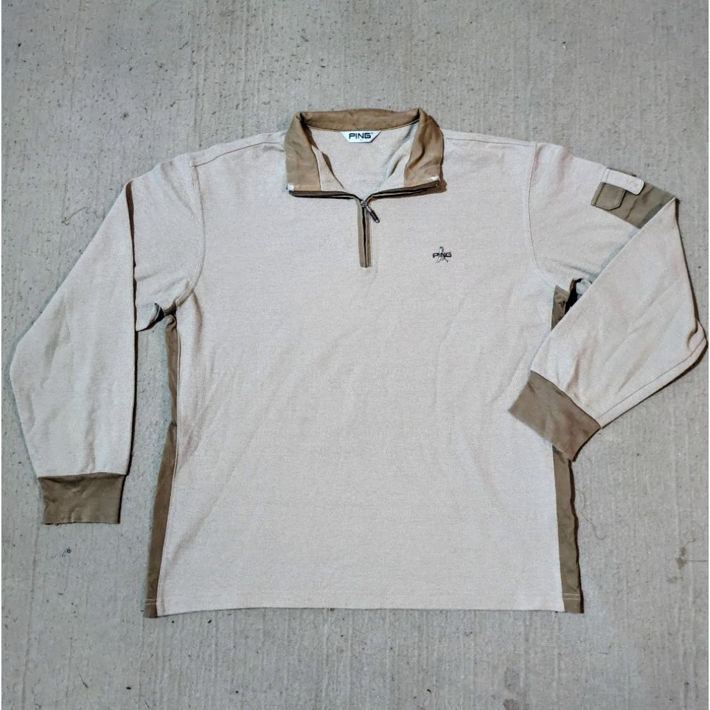 Jacket Half Zipper Branded PING Original Second Preloved