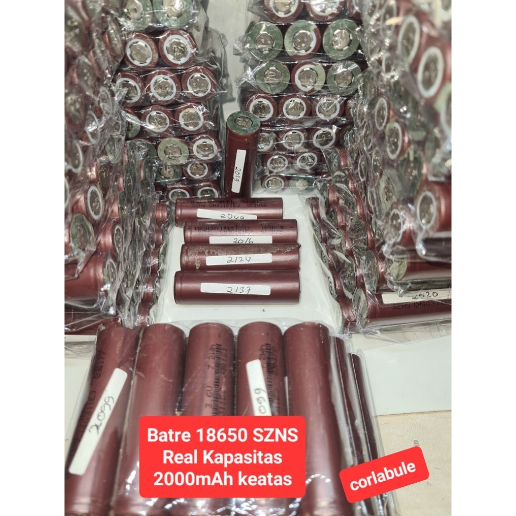 Batre cabutan Hoverboard SZNS 18650MP Kapasitas Real