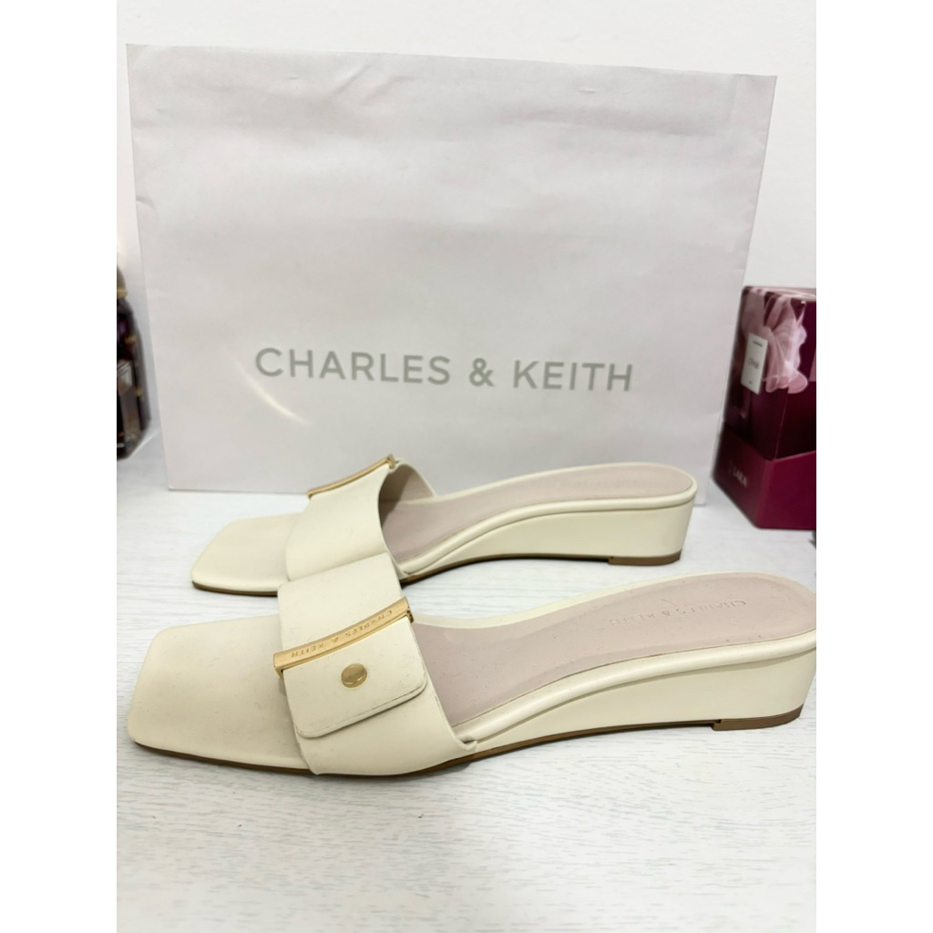 Charles&Keith Sandal Wedges Heels 3cm