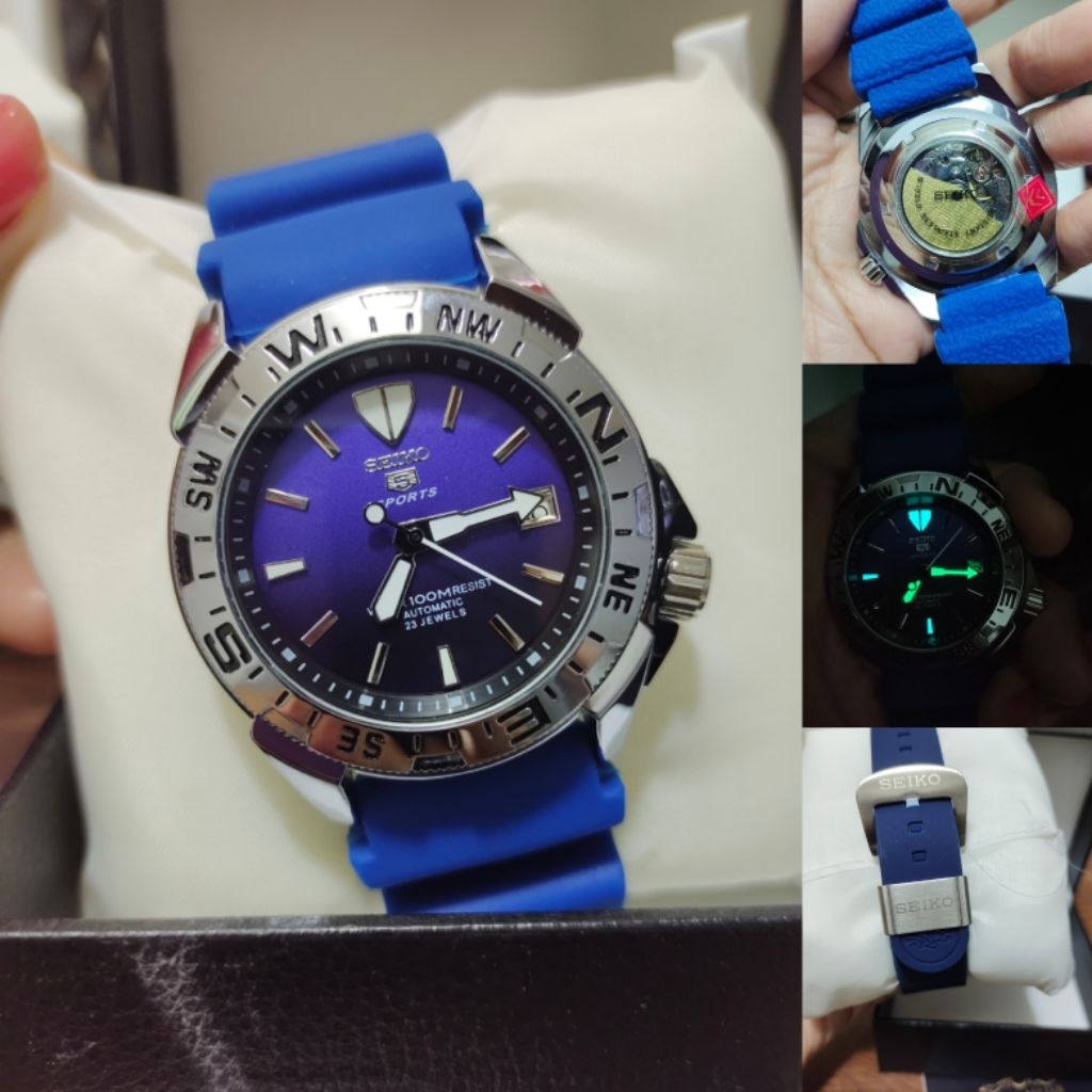 Jam tangan seiko sport 5 automatic real. pict