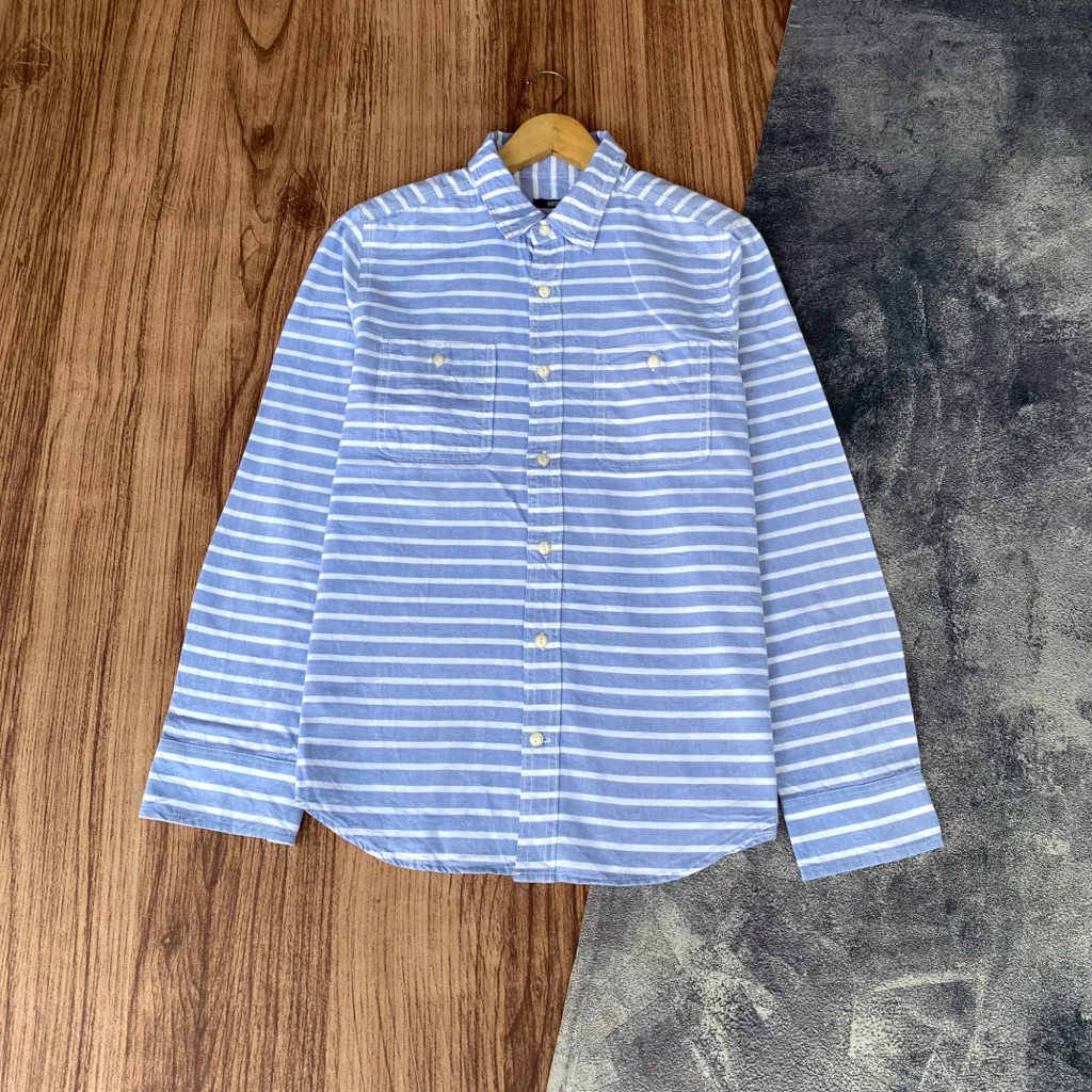 Spao Stripe Long Shirt