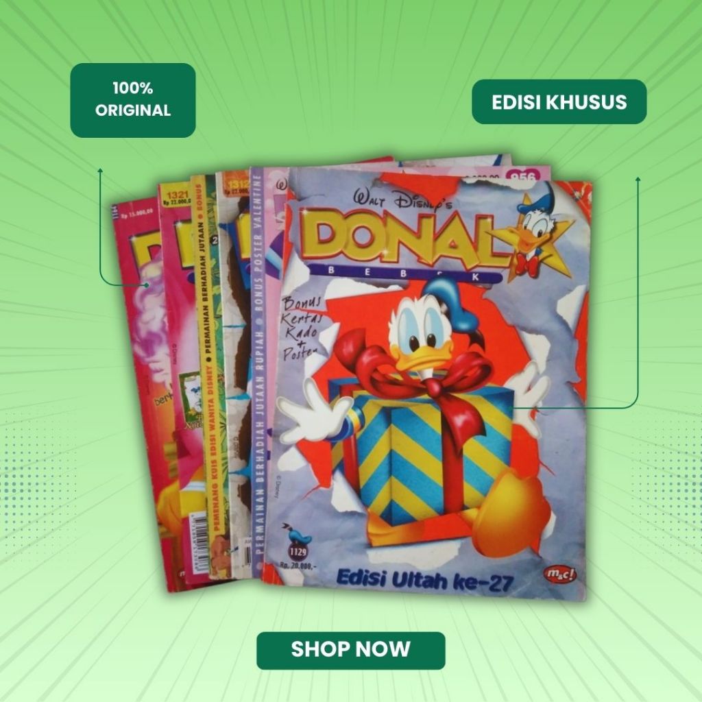 MAJALAH KOMIK DONAL BEBEK EDISI KHUSUS