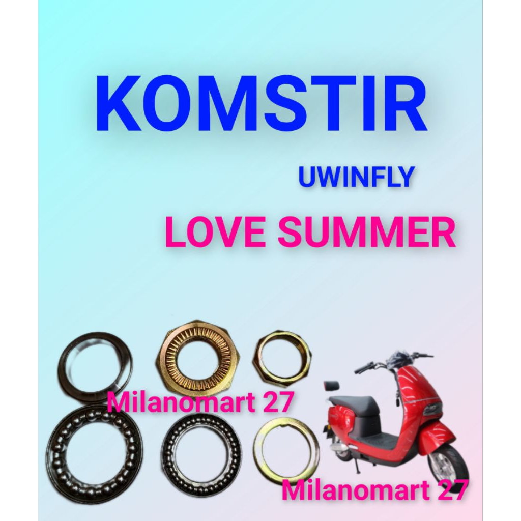 komstir motor listrik uwinfly love summer kones headset komfork sepeda listrik uwinfly love summer