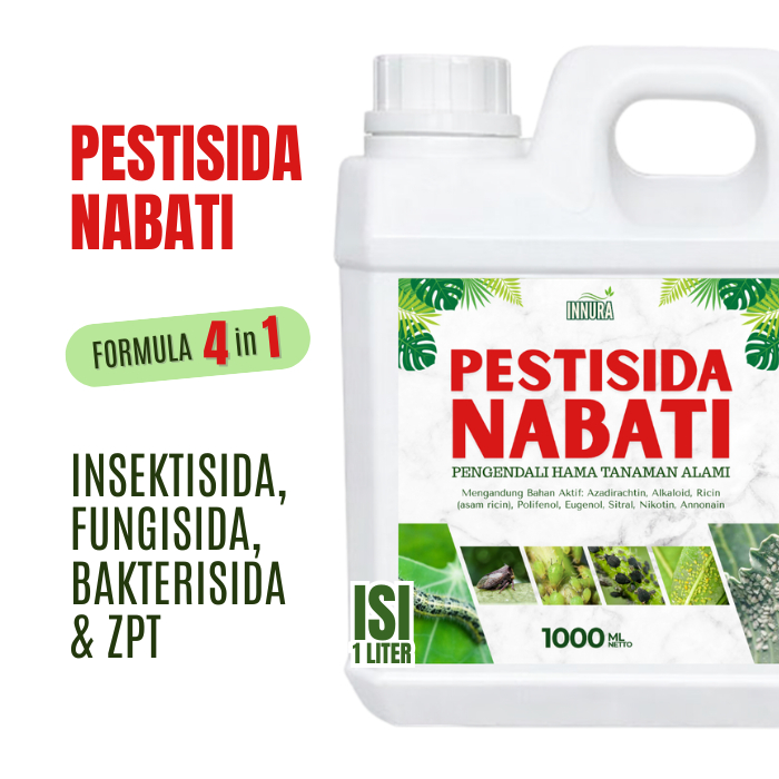 Pestisida Nabati Organik 1000 ml Pekatan untuk Semua Hama Tanaman