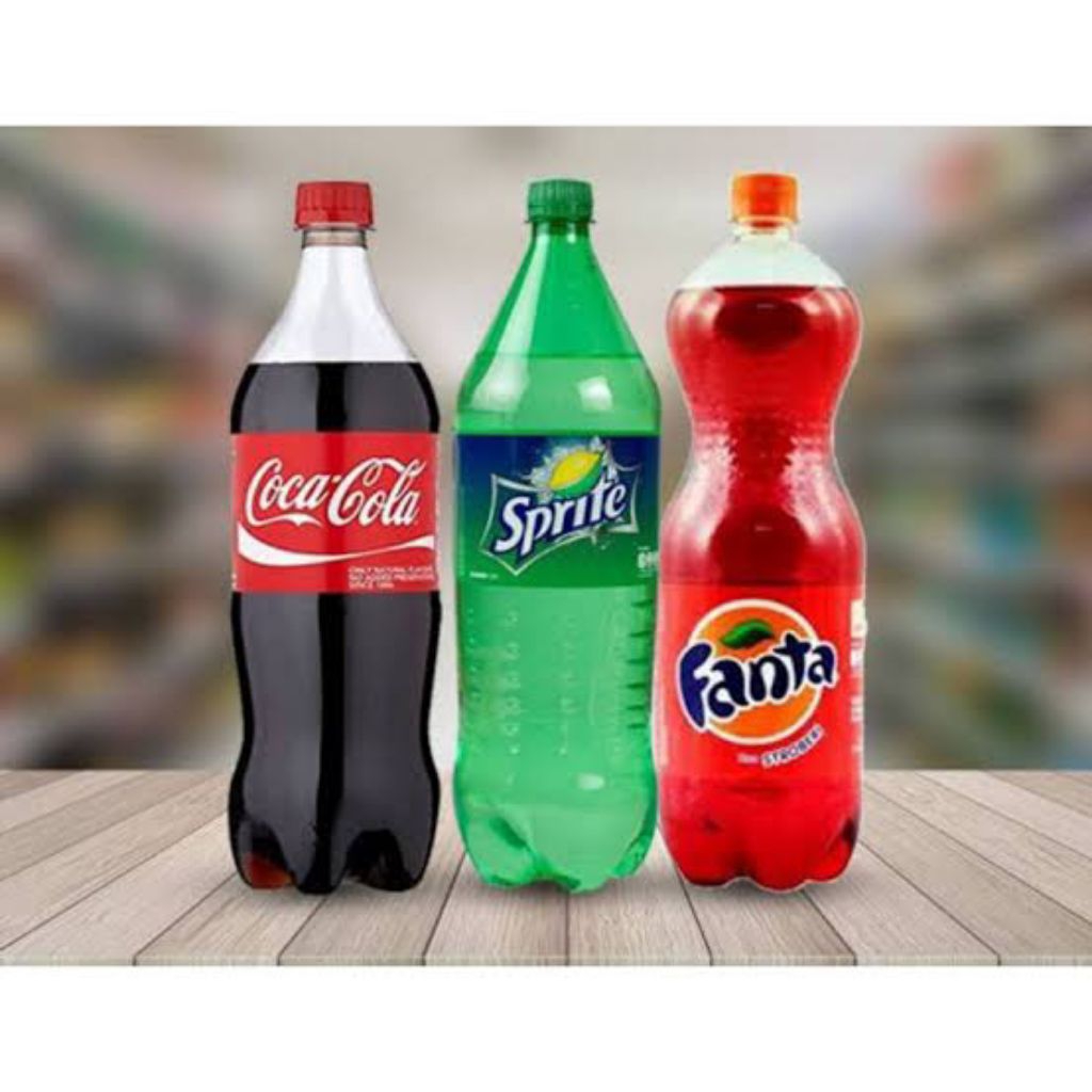 minuman botol coca-Cola/sprite/fanta 1 liter 1 botol
