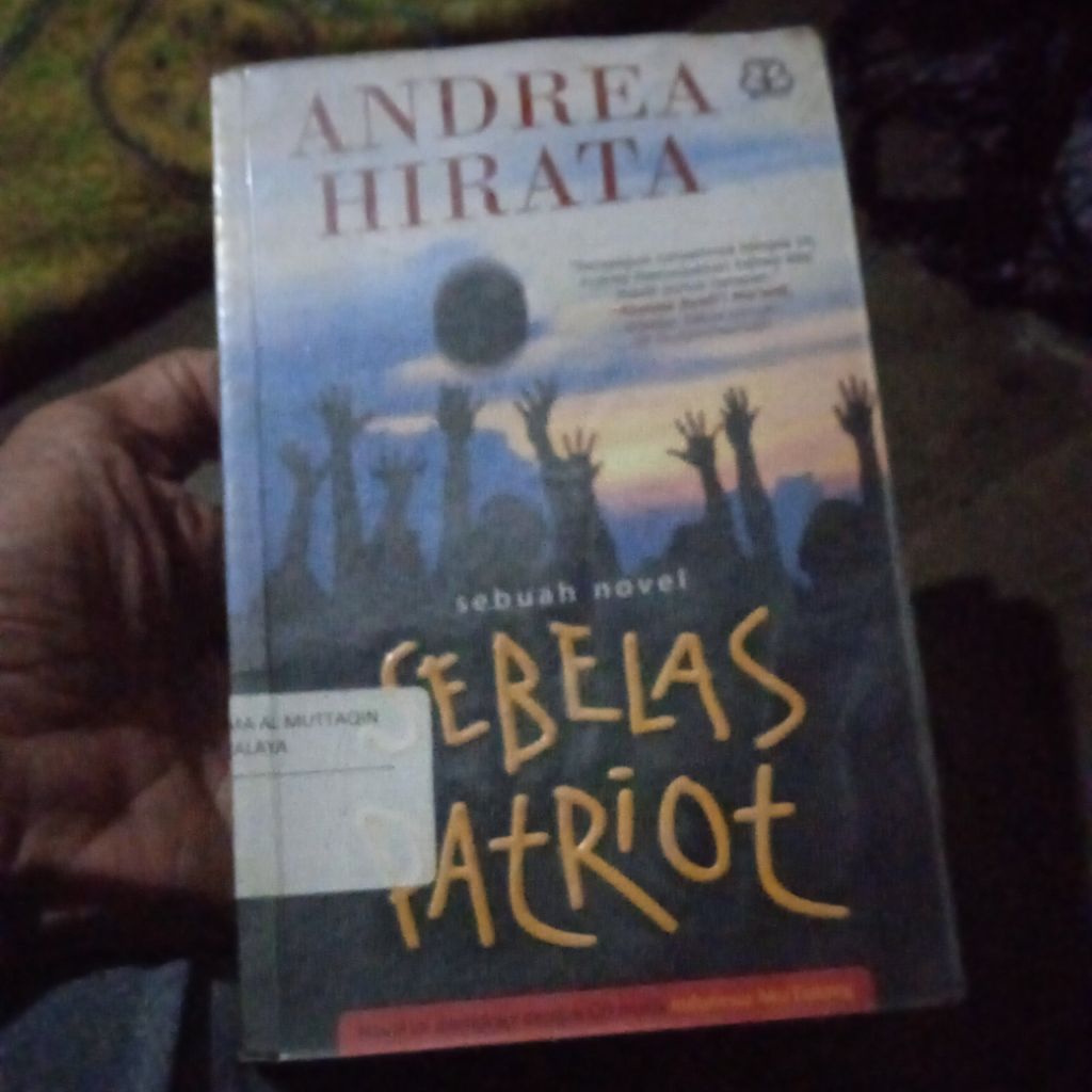 buku Andrea, Sebuah Novel, Sebelas Patriot, buku original