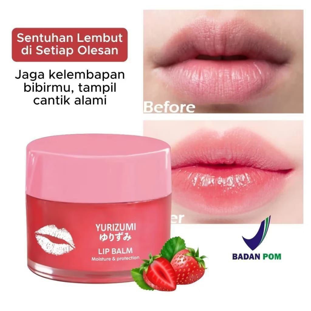 Lipbalm Yurizumi TERJAMIN KUALITASNYA. Pelembab bibir ready kakCuaca panas cetar biar bibir tidak ke