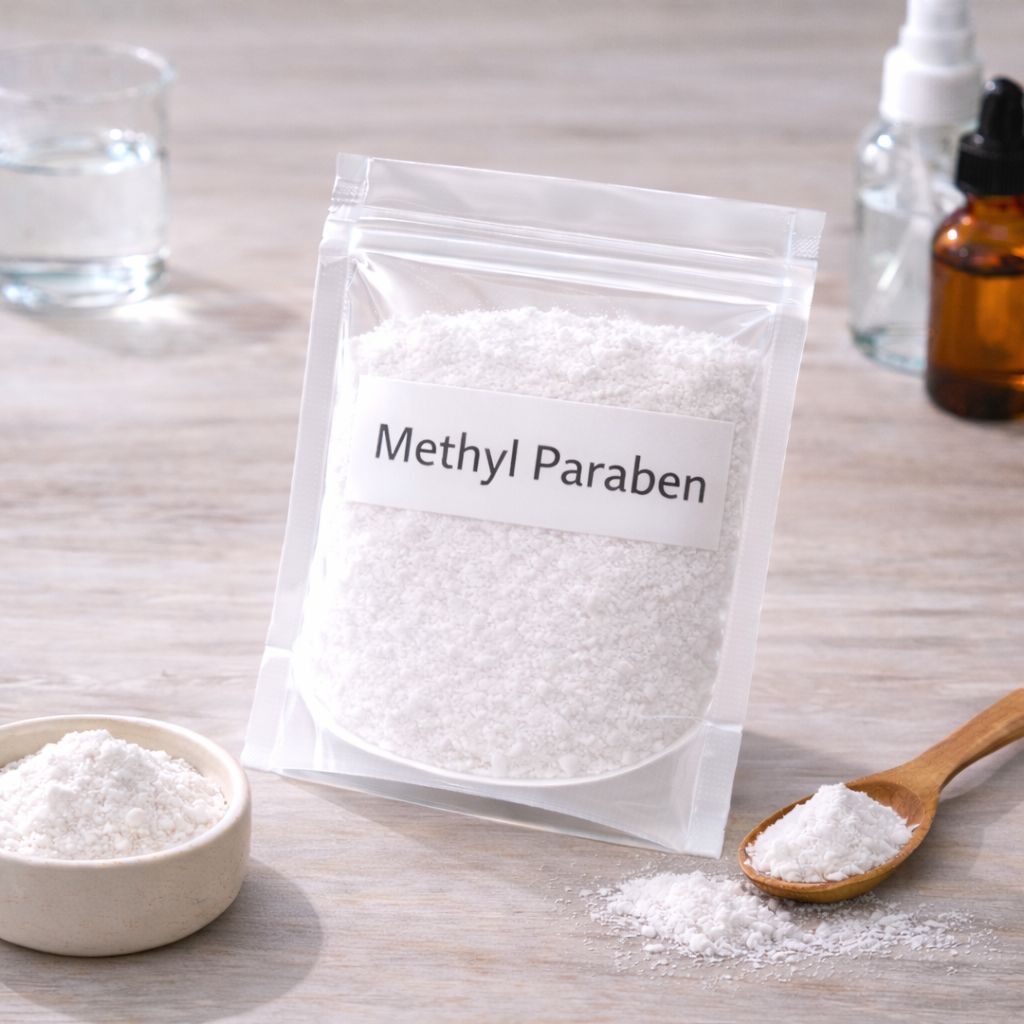 Methyl Paraben Powder (Metil Paraben, Methyl 4‑hydroxybenzoate, Nipagin M) – Cosmetic Grade (Per Gra