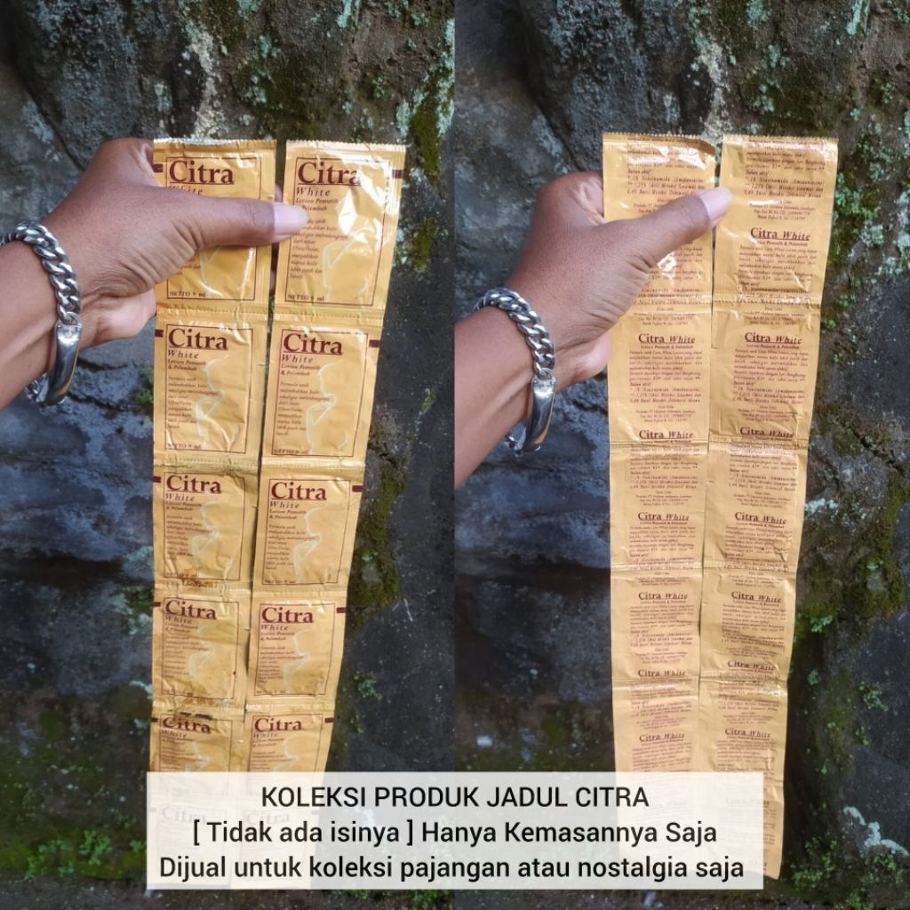 [ ISI SUDAH MENGERING/TIDAK ADA ISINYA ] KOLEKSI PRODUK JADUL CITRA TAHUN 1996 HANYA UNTUK PAJANGAN/