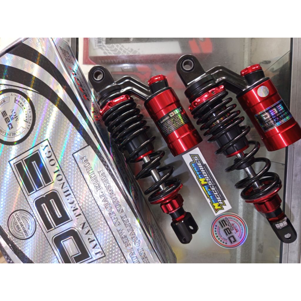 SHOCK DBS PREMIUM MATIC/BEBEK 280MM BLACK/RED