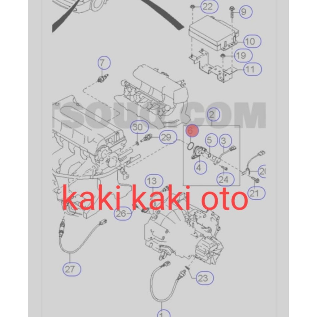 Seal oring sensor phase seal oring mesin carens rio shuma