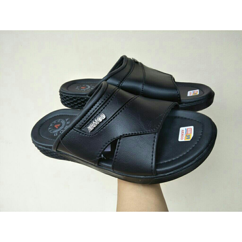 Sandal Pria Merk Armod Warna Hitam