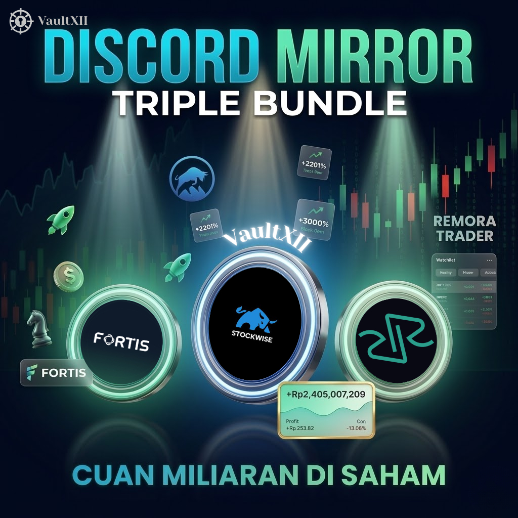 DISCORD MIRROR SAHAM REMORA TRADER, FORTIS CIRCLE, STOCKWISE | Kelas Eksklusif Saham Indonesia by He