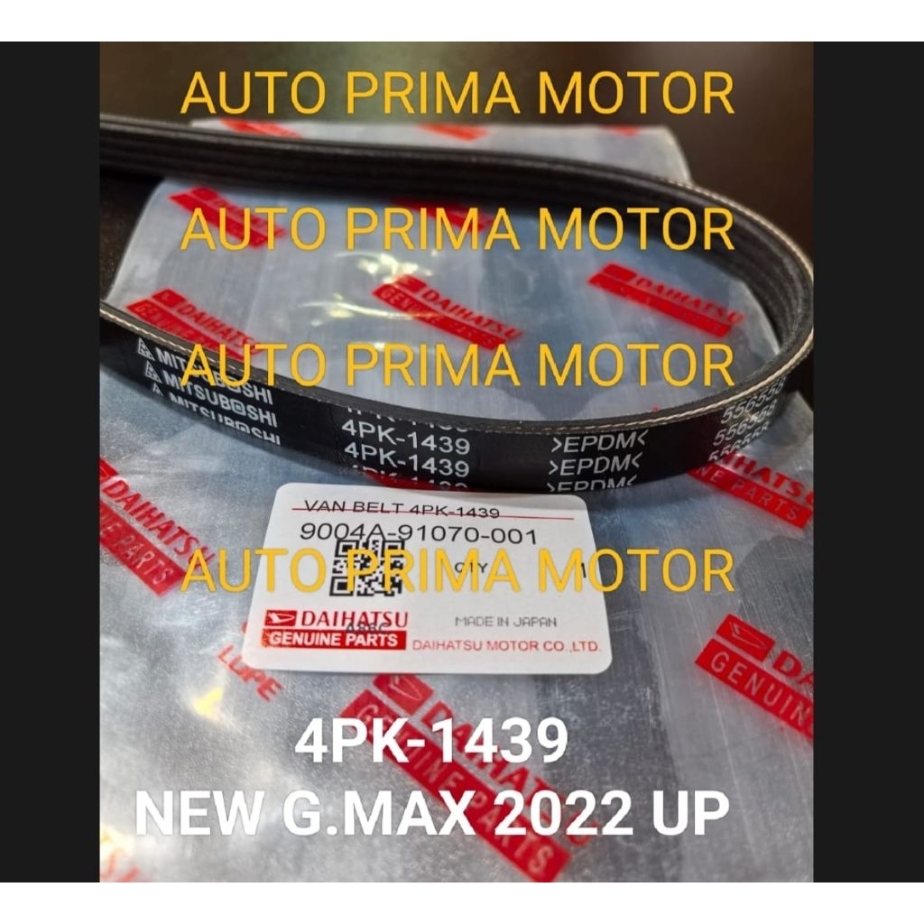 FAN VAN V BELT TALI KIPAS 4PK1439 NEW GRANMAX GRANDMAX GRAN MAX 2022 UP 4PK-1439