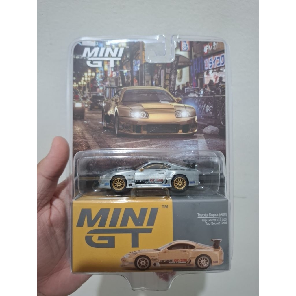 MiniGT 961 CHASE Toyota Supra (A80) Top Secret GT-300 Top Secret Gold