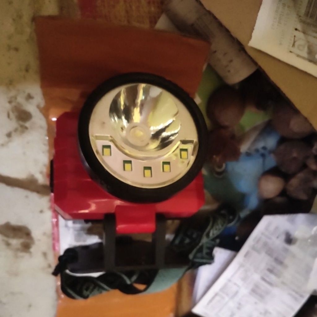 senter kening/jidat (secondhand)