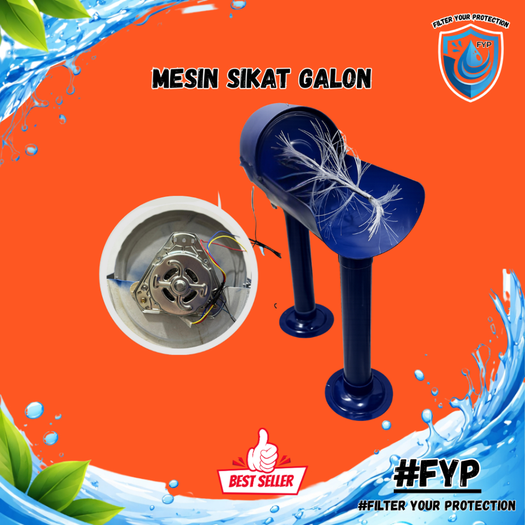 Mesin Sikat pembersih galon / mesin sikat galon otomatis