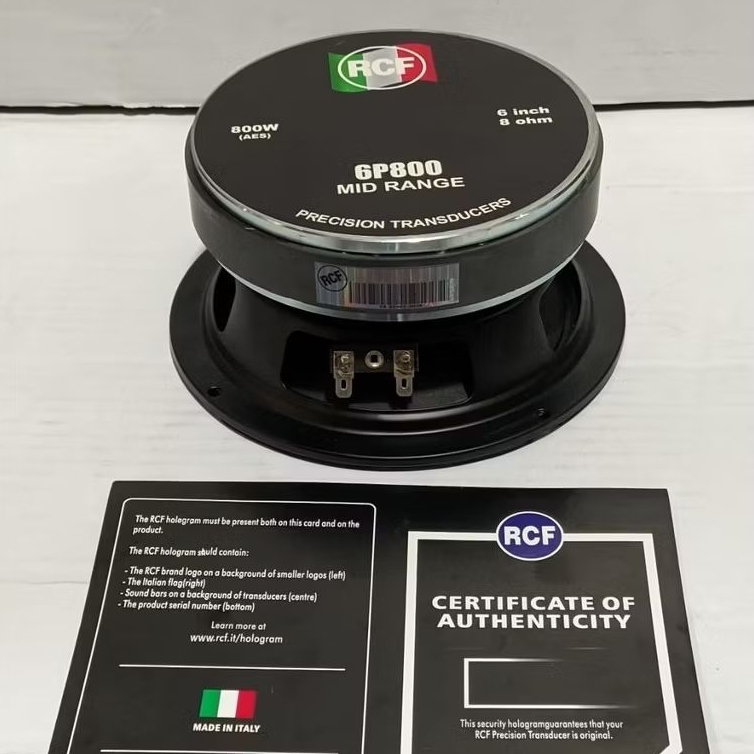 speaker 6 inch RCF 6P800 ORIGINAL 800 WATTS MID RANGE /speaker 6 in rcf 6p800