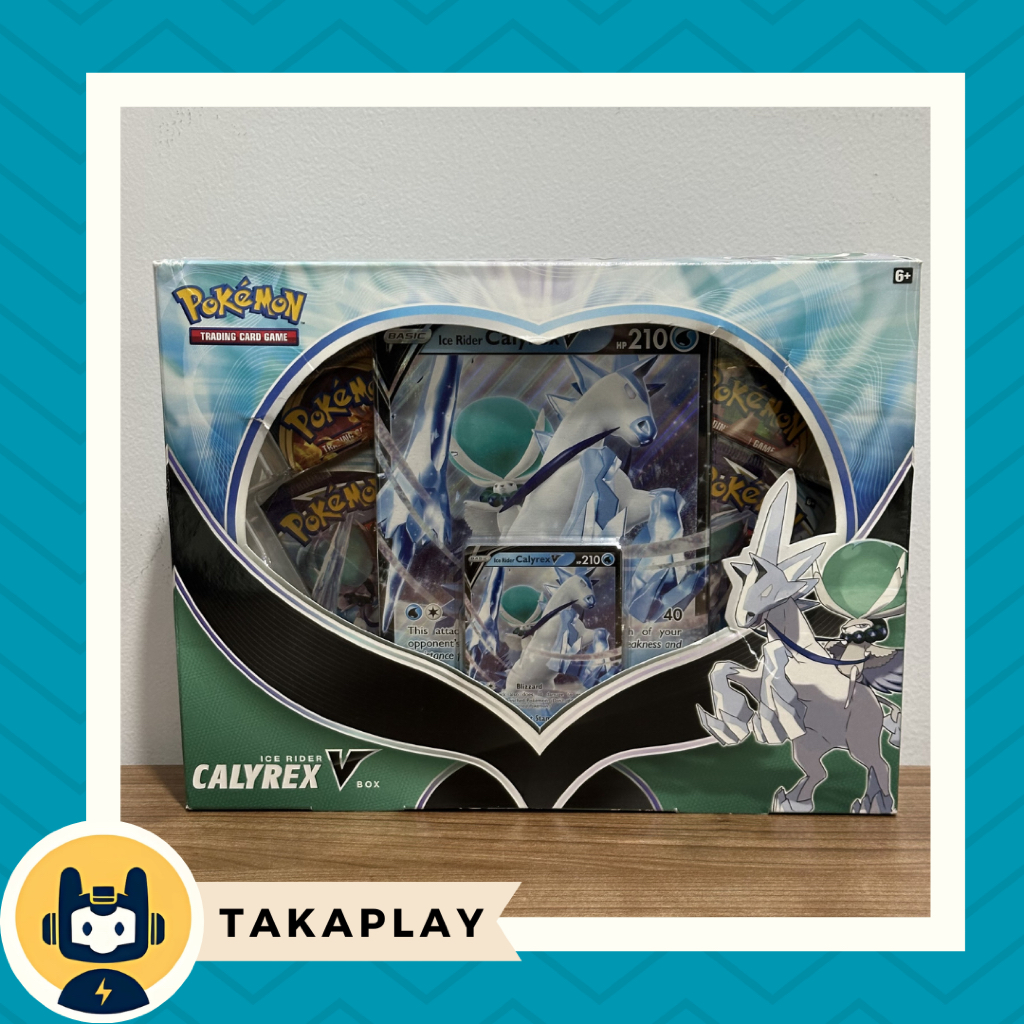 Kartu Pokemon TCG English Inggris Ice Rider Calyrex V Box Chilling Reign Darkness Ablaze Sword Shiel