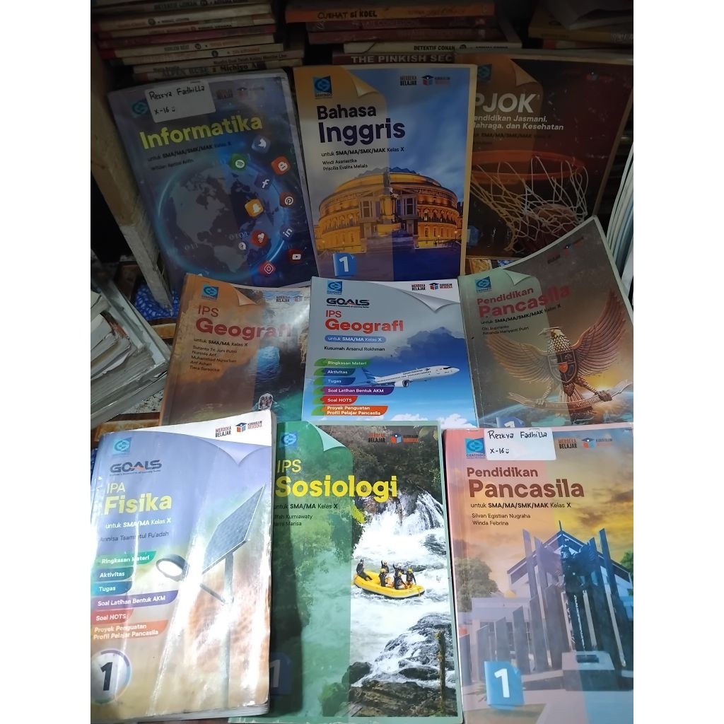 BUKU PAKET SMA KELAS 1 GRAFINDO ORI BEKAS