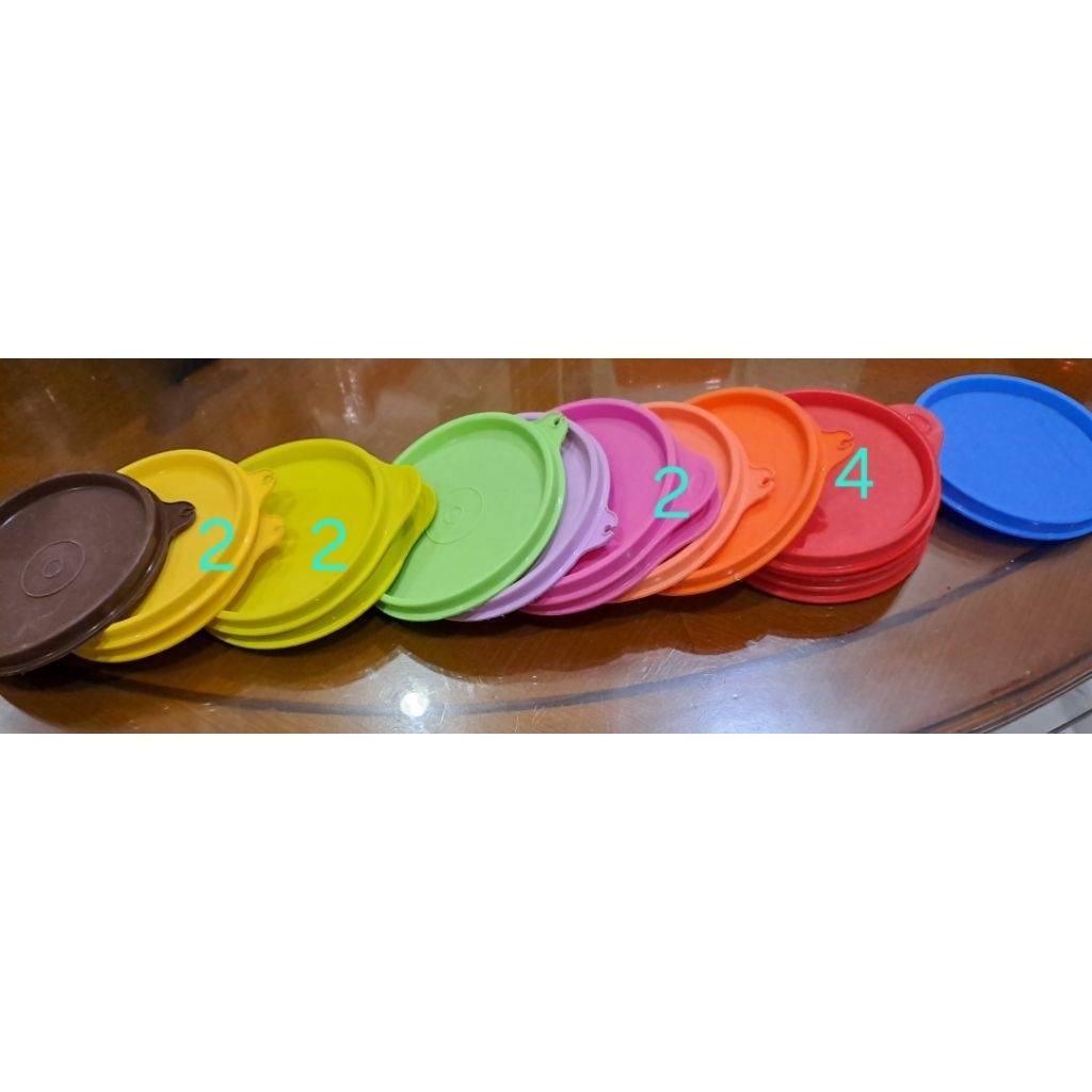 Tutup Compact Bowl 250 / 450 / 650 ml | Tutup Mangkok Plastik Warna-Warni