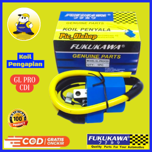 Koil Penyala Standar Racing GLPRO CDI GL PRO NEOTECH TIGER LAMA SUPRA X FIT Coil Asli Fukukawa