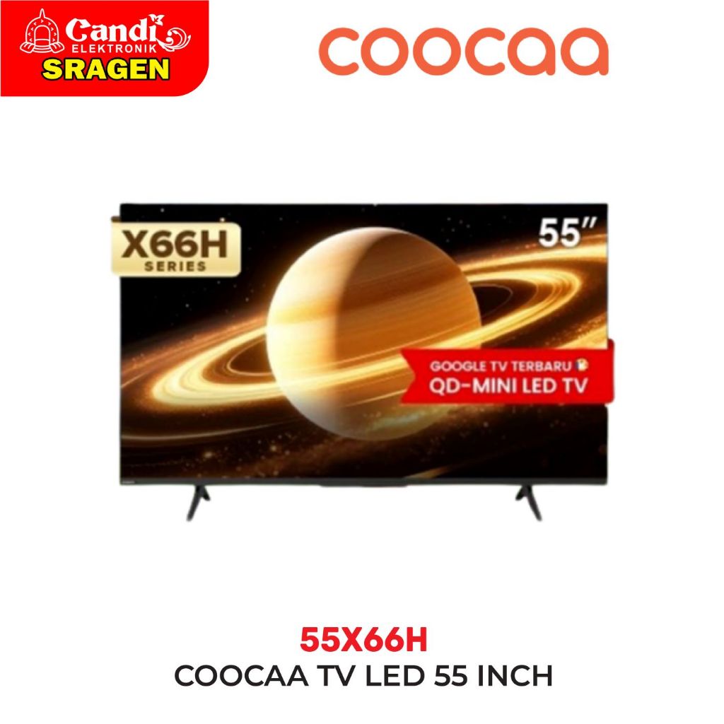 COOCAA Google TV 55 Inch HDR10+ 4K QD Mini LED  - 55X66H