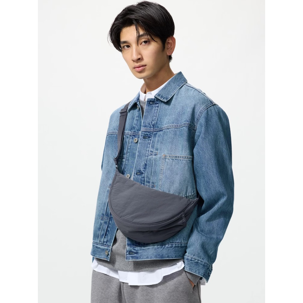 New Uniqlo Tas Bahu Mini Bulat Round Sling Shoulder Bag