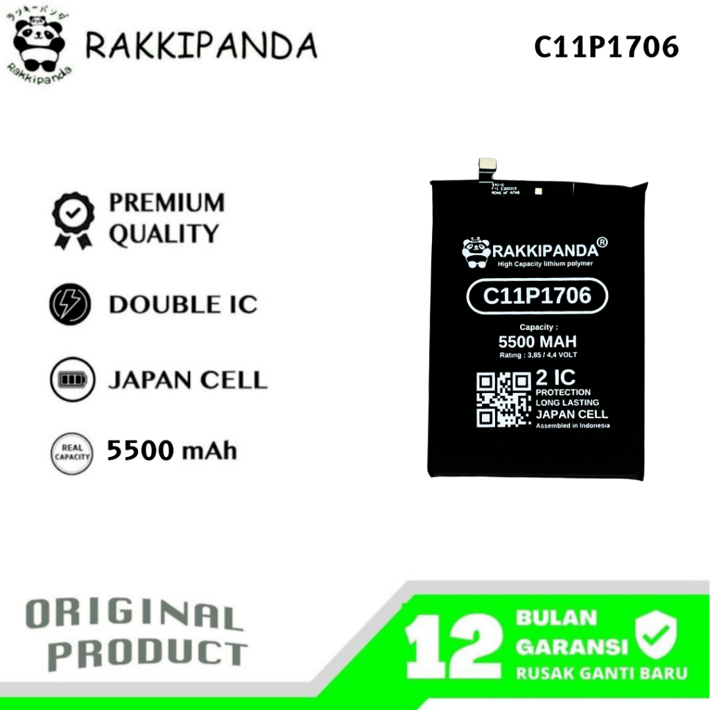 RakkiPanda - C11P1706 Zenfone Max Pro M1 ZB601KL ZB602KL / Max Pro M2 ZB631KL Batre Batrai Baterai