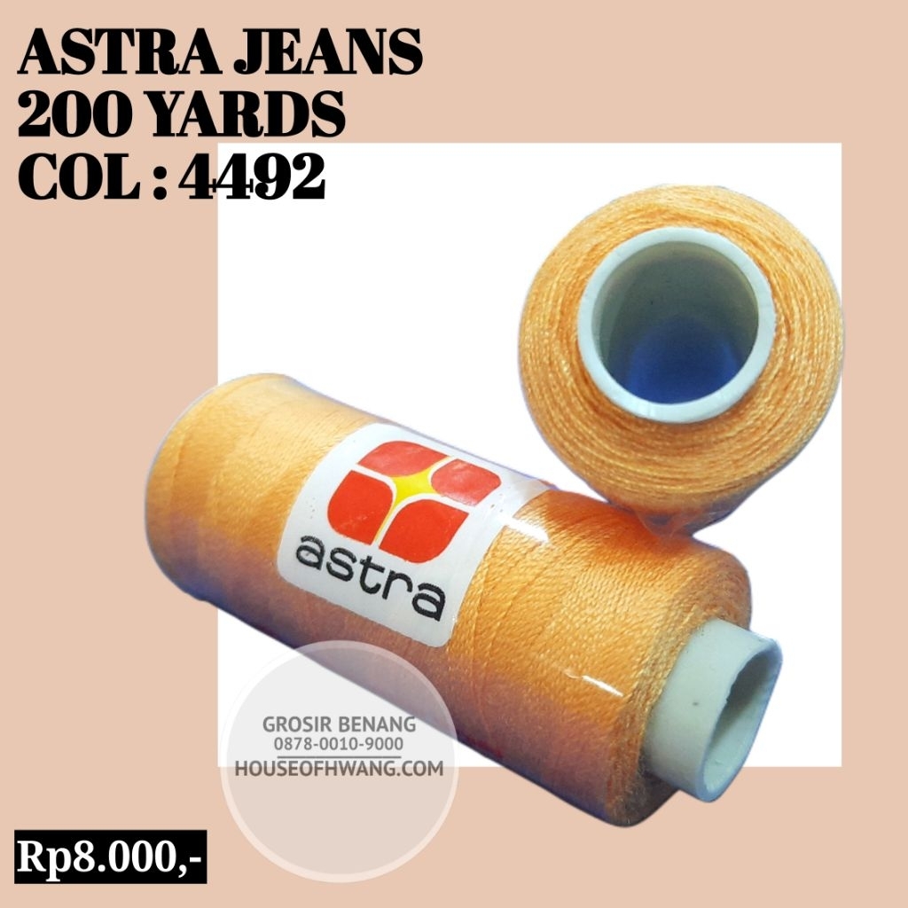 Benang Jahit Astra Jeans