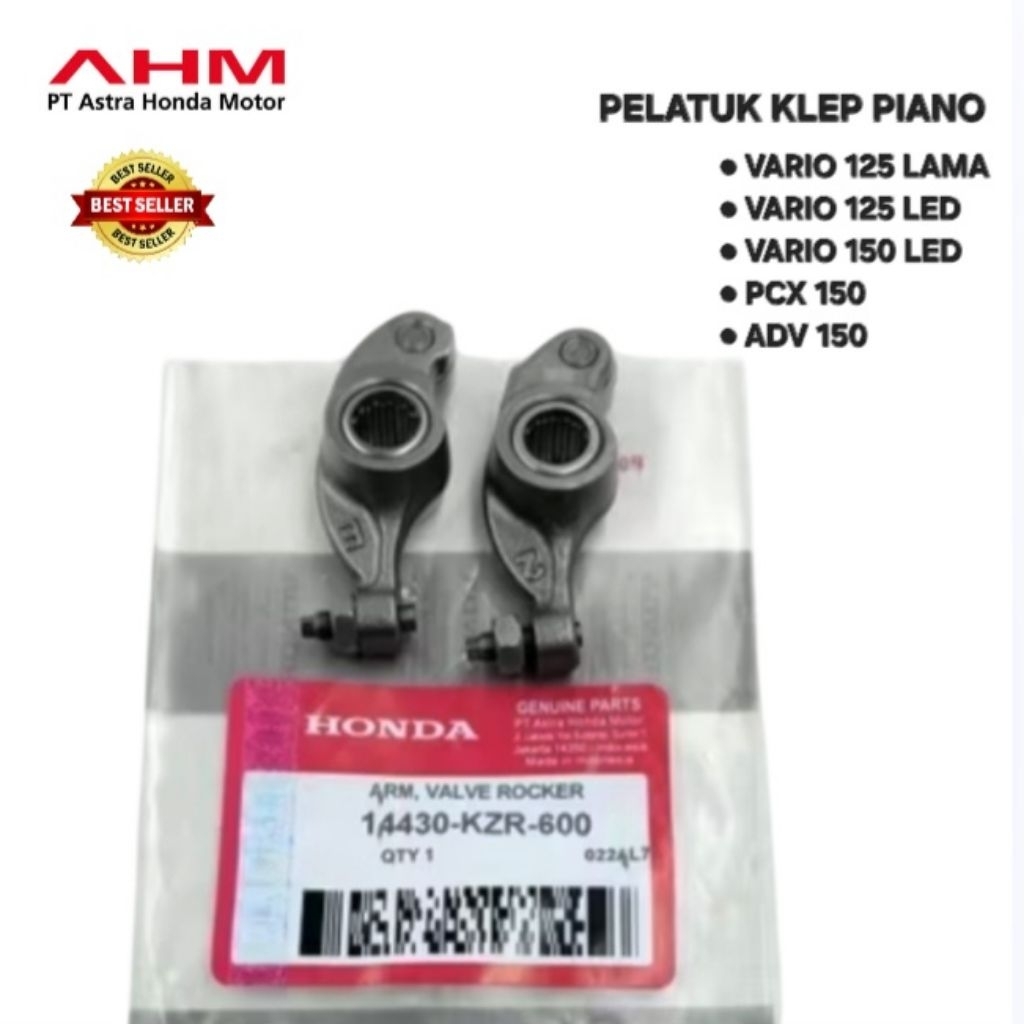 PELATUK KLEP PIANO KLEP VARIO 125 LAMA VARIO 125 LED VARIO 150 LED PCX 150 ADV 150 ORIGINAL AHM KZR 
