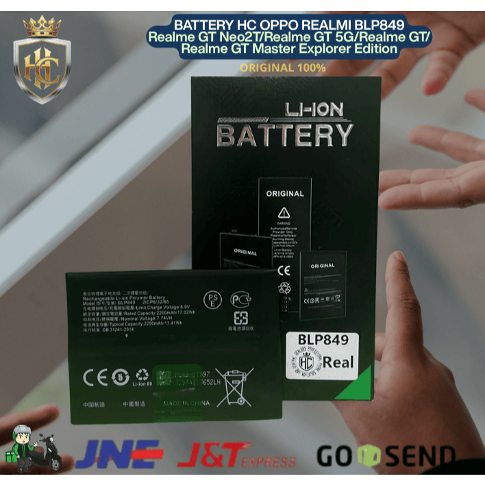BATERAI  BLP849 Realme GT Neo2T/Realme GT 5G/Realme GT/Realme GT Master Explorer Edition