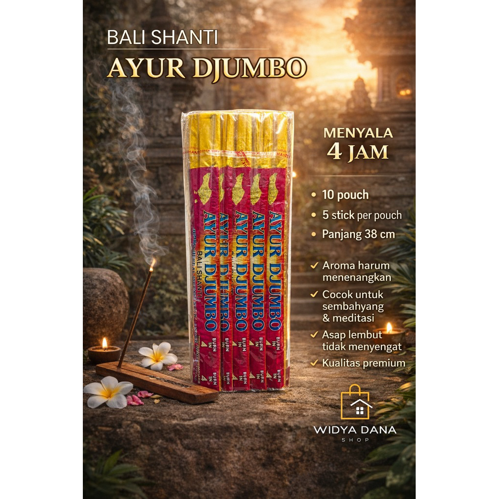 Dupa AYUR JUMBO BALI SHANTI 4jam 1bal